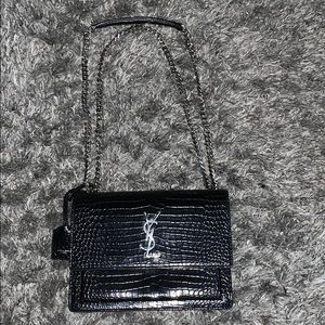 Ysl croc bag